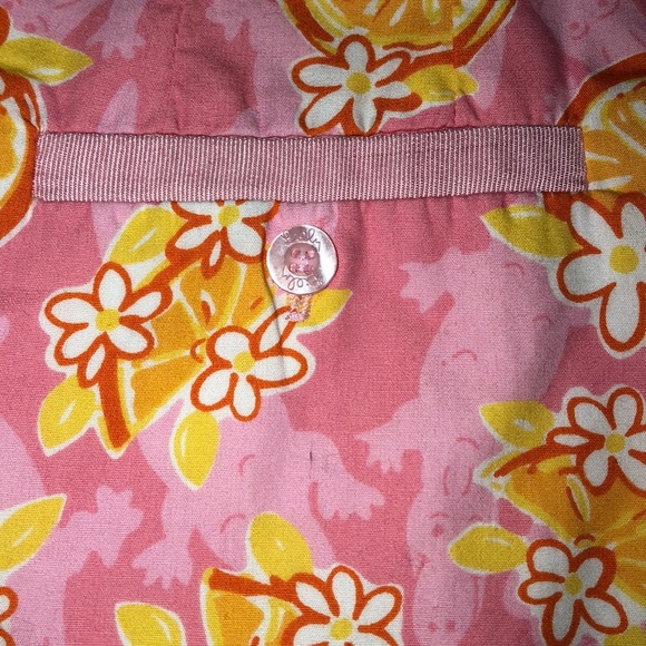 SOLD 🌴Lilly Pulitzer Orange Sliced Skirt Vintage - Picture 4 of 6